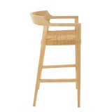 BARSTOOL MM TEAK NATURAL 100 - CHAIRS, STOOLS